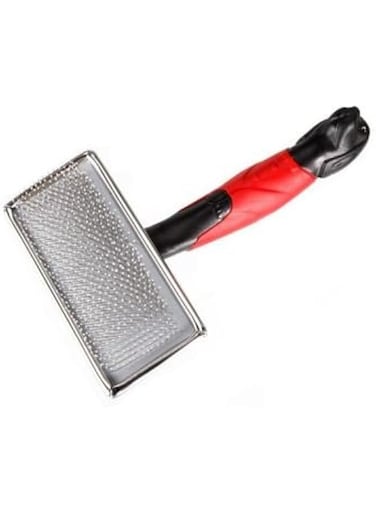 Camon Slicker Brushes with Rounded Pins, Large, Grooming Brush, Gently Cleaning, Slicker Large Brush for Long and Loose Haired Pet, Extra Long Pins Firm Slicker Brush, Deshedding, Remove Knotted Hair