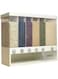 N/A Wall Mounted Cereal Dispenser, 6in1 Food Containers for Dry Kitchen Food Containers Divided Food Containers Keeping Fresh for Cereals, Flour, Green Beans, Rice, Fruit.
