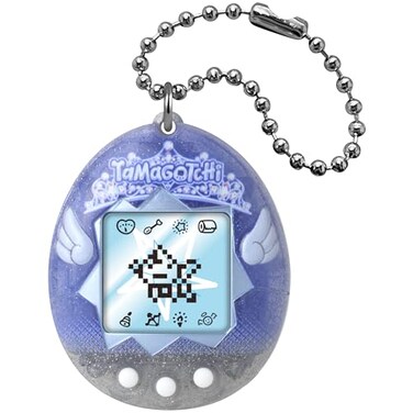Bandai - Tamagotchi - Tamagotchi Original - Angel Tiara - Virtual Electronic Animal With Colour Screen - Interactive Animal Toy In French - Angel Tiara - Child Toy 8+ - 46164