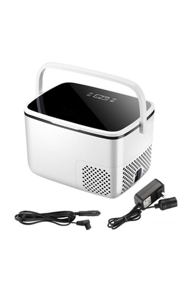 18L Portable Car Refrigerator, 12V/24V Dual Voltage, -20&deg;C Freezing Capability, Dual Zone Cooling