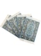Inusitus Carpet Coasters, Set 4 Turkish Rug Style Table Drink mats, Absorbent Kitchen and Dining Accessories, Spill &amp; drip Protection