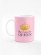 Designer Printed Coffee Mug with Heavy Duty Handle 11oz Ceramic Personalised Gift Mugs Cup [Microwave Safe &amp; Dishwasher Proof] - Yes I'm the Queen
