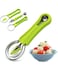 Melon Baller Scoop Set,4 In 1 Stainless Steel Fruit Carving Tools Set watermelon Fruit Scooper