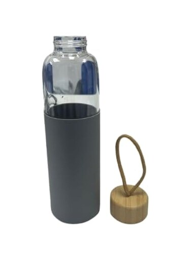 Water Bottle Sports Bottle Yoga Bottle Outdoor PortableLeak Proof ReusableWater BottleWater Bottle With Time Markers, Leak Proof Water Bottle (greey)