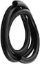 Aexit 2m (Electrical Equipment) Length 25mm Flexible Insulated Black PVC Corrugated Tube Hose Pipe