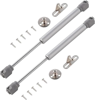 QOPAHI Howdia 200N/44LBS Gas Struts For Heavy Lid, Soft Open Gas Strut Gas Spring Gas Shocks Lift Supports, Safety Lift Support Lid Hinge For Cabinets Toy Box, Pack Of 2