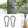 GRANDBUY Large Spring Snap Hook Carabiner - 304 Stainless Steel Heavy Duty Clip For Outdoor Use