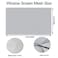ACBAGI Window Screen Mesh Insect Mesh Screen Fly Mesh Roll Fly Mosquito Net Window Net Fly Screens Fiberglass Screen Mesh For Windows And Door (122X252cm, Black)