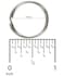 Lucky Line 7/8" Split Key Ring, Nickel-Plated Tempered Steel, Heavy Duty Metal Key Chain Ring For Cars, Crafts, Lanyards, Box Of 100 (76300)