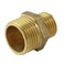 Aexit Brass (Tool Holder) 1/4 Pt X 3/8 Pt Male Thread Hex Nipple (59Ry493Qf526) Fitting Connector
