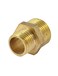 Aexit Brass (Tool Holder) 1/4 Pt X 3/8 Pt Male Thread Hex Nipple (59Ry493Qf526) Fitting Connector