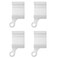KXLIFE End Caps For Flexible Curtain Track(4 Pcs)