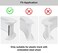 KXLIFE End Caps For Flexible Curtain Track(4 Pcs)