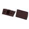 X-DREE Closet Cabinet Plastic 4 Holes Shelf Corner Brace Joint Brackets Support Brown 50Pcs