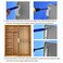 Le-Stone 12Pack Cupboard Magnetic Door Catch For Cabinet Heavy Duty Magnet Catches Kitchen Latch Small Home Furniture Plastic Shell Metal Plate With 48Pcs Screws (White)