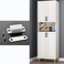 Le-Stone 12Pack Cupboard Magnetic Door Catch For Cabinet Heavy Duty Magnet Catches Kitchen Latch Small Home Furniture Plastic Shell Metal Plate With 48Pcs Screws (White)