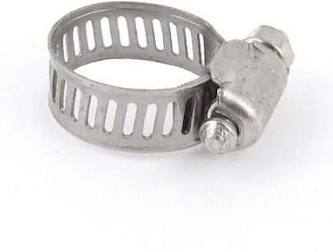 X-DREE Replacement 13mm To 19mm Adjustable Metal Hoop Worm Gear Hose Clamp