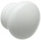 Merriway Bh03886 Pine Wood Drilled Cupboard Cabinet Drawer Door Knob White Finish 38mm 1.1/2 Inch - Pack Of 1