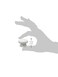 Merriway Bh03886 Pine Wood Drilled Cupboard Cabinet Drawer Door Knob White Finish 38mm 1.1/2 Inch - Pack Of 1