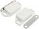 X-DREE 2 Pcs 2.2In Long Cabinet Door White Plastic Magnetic Catch Latch (54378F7E-A222-11E9-8D7C-4Cedfbbbda4E)