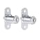 Sourcing Map 2Pcs Push Plunger Lock Drawer Lock 19 X 23mm For Sliding Door, Desk Wardrobe Furniture Cabinet Locker Showcase With Keys (Without Screws) Key