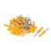X-DREE 25Pcs 6mmx30mm Plastic Wall Screw Anchor Plugs W Phillips Flat Head Screws