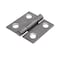 X-DREE Cabinet Wardrobe Door Iron Screw Fixing Pipe Tube Hinge Silver Tone 1-Inch Length