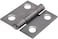 X-DREE Cabinet Wardrobe Door Iron Screw Fixing Pipe Tube Hinge Silver Tone 1-Inch Length