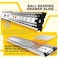 AOLISHENG 1 Pair Heavy Duty Drawer Slides 12 14 16 18 20 22 24 26 28 30 32 34 36 38 40 Inch 150 lb Load Capacity Side Mount Full Extension Ball Bearing Cabinet Rails Tool Box Runners Tracks Glides