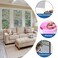 ACBAGI Window Screen Mesh Insect Mesh Screen Fly Mesh Roll Fly Mosquito Net Window Net Fly Screens Fiberglass Screen Mesh For Windows And Door (122X252cmx2Pcs, Grey)