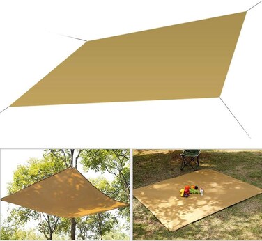 Womdee Sun Shade Sail Canopy Rectangle, Outdoor Tent Sun Protection Canopy Garden Patio Pool Shade Sail Awning Outdoor Camping Picnic Tent UV Block For Outdoor And Patio Garden,180X145 cm