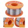 Walfront 4Pcs Solder Core Wire Lead Tin Flux Soldering Welding High Purity Nocleaning Reel Electronics Soldering Diy Repair 50G 1mm