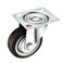 X-DREE 4 Pack 3-Inch Rubber Caster Wheel, Top Plate, 2 Brake 2 Swivel, 110 lbs Load Capacity Each (612351D1-A222-11E9-8D7C-4Cedfbbbda4E)
