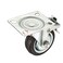 X-DREE 4 Pack 3-Inch Rubber Caster Wheel, Top Plate, 2 Brake 2 Swivel, 110 lbs Load Capacity Each (612351D1-A222-11E9-8D7C-4Cedfbbbda4E)