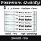 FLYMAX White Paint Pens, 6 Pack 2.5mm Medium Tip White Paint Marker Permanent For Wood Rock Plastic Leather Glass Stone Metal Canvas Ceramic Fabric Tire Paint Marker Oil Based