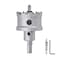GUICGOC 40mm (1-4/7 Inch) Metal Steel Hole Saw With 2 Drill Bits TCT Hole Cutter For Thick Metal,Stainless Steel,Iron And Wood (40mm (1-4/7 Inch))