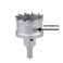 GUICGOC 40mm (1-4/7 Inch) Metal Steel Hole Saw With 2 Drill Bits TCT Hole Cutter For Thick Metal,Stainless Steel,Iron And Wood (40mm (1-4/7 Inch))