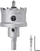 GUICGOC 40mm (1-4/7 Inch) Metal Steel Hole Saw With 2 Drill Bits TCT Hole Cutter For Thick Metal,Stainless Steel,Iron And Wood (40mm (1-4/7 Inch))