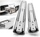 AOLISHENG 1 Pair Heavy Duty Drawer Slides 150 lb Load Capacity Side Mount Full Extension Ball Bearing Cabinet Rails Tool Box Runners Tracks Glides