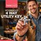 SOL 4-In-1 Metal Utility Key, Gas meter Box Key, Radiator Key, Electric Box Key &amp; meter Cupboard Key, Gas meter Key Triangle Uk, Gas Box Key, Gas Key For meter Reading, Electric meter Box Key