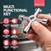 SOL 4-In-1 Metal Utility Key, Gas meter Box Key, Radiator Key, Electric Box Key &amp; meter Cupboard Key, Gas meter Key Triangle Uk, Gas Box Key, Gas Key For meter Reading, Electric meter Box Key