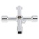 OriGlam 4-Way Multi-Functional Utilities Key - Plumbing Wrench And Opening Tool For Electric Control Water Gas meter Box Cupboard Cabinet Train