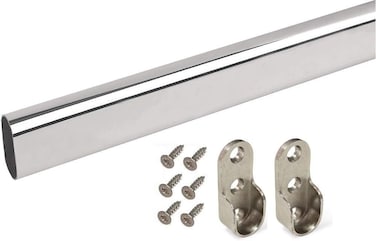 FMK Wardrobe Hanging Rail Set