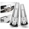 AOLISHENG Heavy Duty Drawer Slides Rails 14 Inch Full Extension Ball Bearing Cabinet Drawer Slides Out 3 Section Drawer Tracks And Runners 150 lb Load Capacity Side Mount 1 Pair