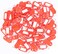 LeBeila Hotel Key Labels Organizer - 100 Plastic Key Tags With Label Window, Metal Split Ring And Writable Blank Paper Tags Reusable Id Identifiers For Office/House Keys, Luggage, Keychains