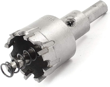 X-DREE Triangle Drill Hole 6mm Twist Drill Bit 32mm Dia Stainless Steel Hole Saw Cutter