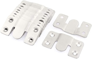 X-DREE Sofa Photo Frame Interlock Bracket Joint Connector Hanging Hook 10 Pcs (5Ad4F527-A222-11E9-8D7C-4Cedfbbbda4E)