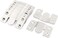 X-DREE Sofa Photo Frame Interlock Bracket Joint Connector Hanging Hook 10 Pcs (5Ad4F527-A222-11E9-8D7C-4Cedfbbbda4E)