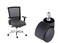 Breewell Pin Type Nylon Office Casters Wheel Chair (Black, 2 Inch) - Pack Of 5