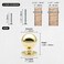 FURFITT 10 Pack Polished Brass Cabinet Knobs 1 Inch/25mm Diameter Shiny Polished Gold Ball Drawer Knobs Solid Zinc Alloy Dresser Kitchen Cupboard Bathroom Furniture Hardware